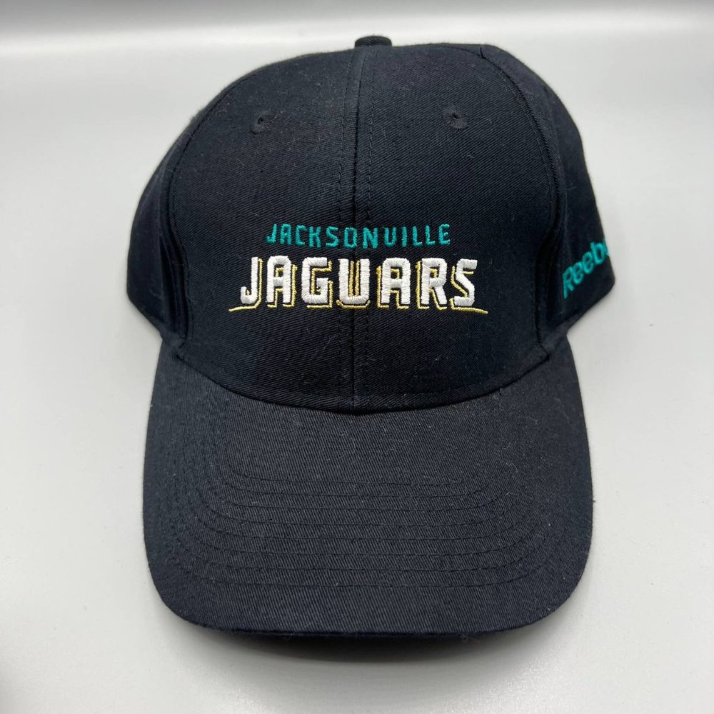 Vintage Jacksonville Jaguars NFL Reebok Hat Strap back Cap Black New Men
